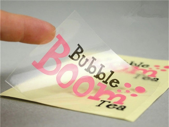 Transparent decal paper